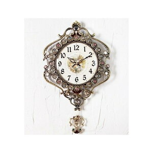 303振り子時計ゴールド/インテリア 電波時計 振り子時計 電波時計 無音 掛け時計 壁掛け時計 インテリア 家具 時計