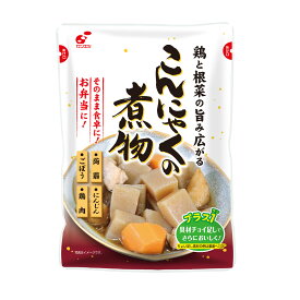 【鶏と根菜の旨み広がるこんにゃくの煮物 300g × 10袋】　関越物産 カンエツ こんにゃく 野菜 根菜 ごぼう にんじん 鶏肉 おかず おつまみ アレンジ 煮物 レトルト 長期保存可 送料無料 ネコポス
