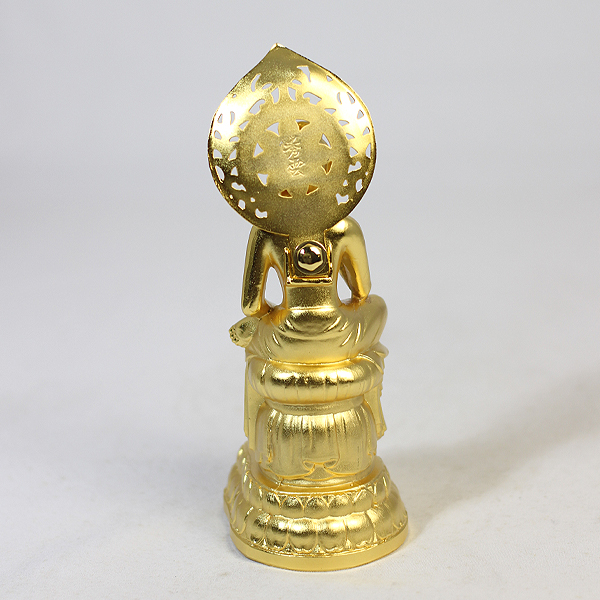 楽天市場】仏像 弥勒菩薩（みろくぼさつ） 合金製 純金メッキ 高さ15cm