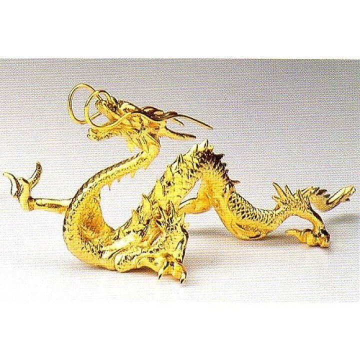 楽天市場】龍の置物 瑞龍（小） 金メッキ 銅製 化粧箱 高さ10.0×幅23.0 