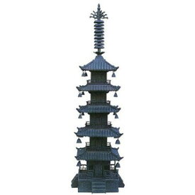 高岡銅器　庭園　五重の塔　高さ約122cm 【送料無料】青銅製　伝統工芸品