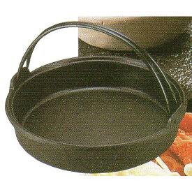 南部鉄器　すき焼鍋（古里鍋）大　スキヤキ鍋　つる付　ツル付き　内径290mm　深さ64mm 4.55kg IH対応