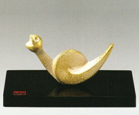 巳年　2025年　干支置物　望み　のぞみ　三枝惣太郎作　NO16 紙箱　落款入りP台付き P台寸法　幅12×奥行9cm