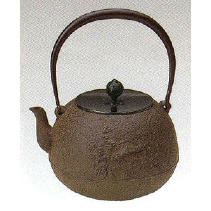 楽天市場】鉄瓶 丸山水地紋10号 1.7L 菊地政光作 菊池政光【送料無料 