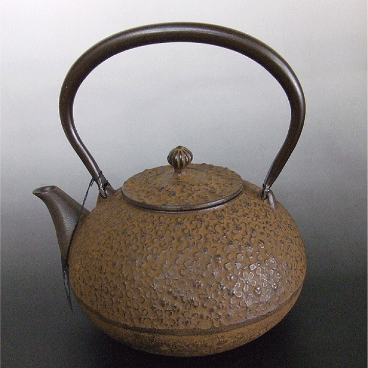 楽天市場】【送料無料】南部鉄器 南部鉄瓶 鉄瓶 梅丸子 錆色 1.2L 日本