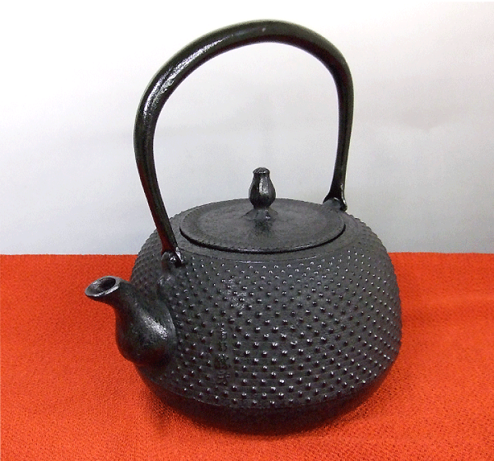 楽天市場】【送料無料】南部鉄器 南部鉄瓶 鉄瓶 丸南部アラレ 1.8L