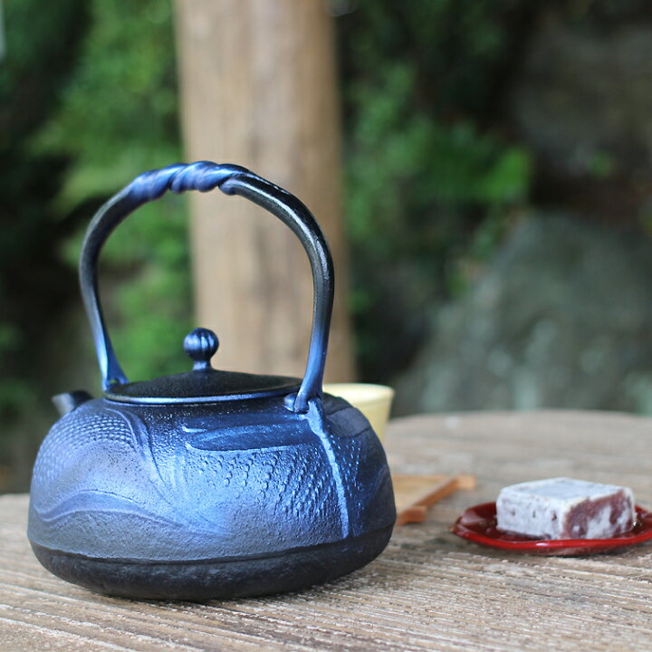 楽天市場】【送料無料】【日本製 鉄瓶】南部鉄器 鉄瓶 とんぼ 鉄蓋 