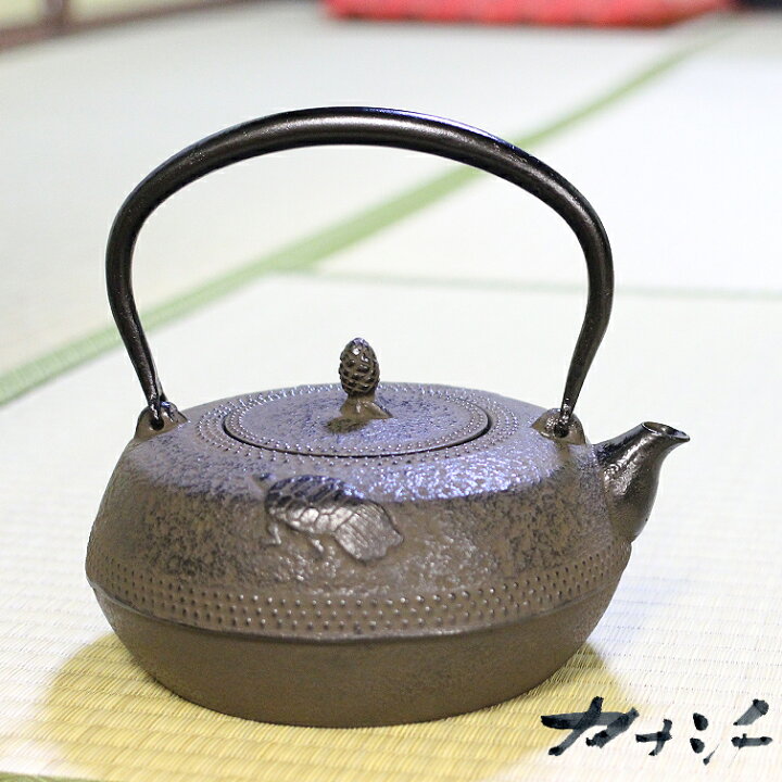 鶴亀薬缶鉄瓶 南部鉄瓶