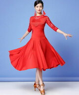 新入荷 ワンピース 社交ダンス ラテンドレス キラキラ ラインストーン フリンジ 発表会 競技 練習 演出 …