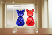 楽天市場】猫（ステンドグラス｜アート・美術品・骨董品・民芸品