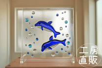 楽天市場】クジラ（ステンドグラス｜アート・美術品・骨董品・民芸品