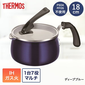 �}���`�|�b�g 2.1L KNC-018S IH �K�X�Ή� �Z���v���e�N�g �T�[���X | thermos �Ў�� �� �W�t�� IH�Ή� �K�X�� ���� �}���`�� ���\�� �[�^ ���^ ���� �� �K���X�W �g���� ���� ���ѓ� �~���N�p�� ��