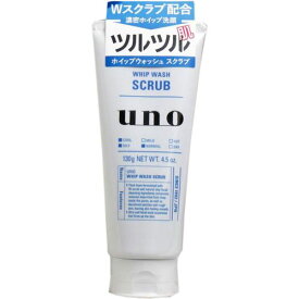 UNO ウーノ 洗顔料 男性用 メンズ ホイップウォッシュ スクラブ 濃密ホイップ 130g