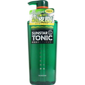 男性用シャンプー サンスタートニック 男の皮脂 爽快頭皮ケアシャンプー 本体ボトル 480ml