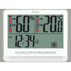 タニタ tanita デジタル温湿度計 ホワイト TT-538-WH