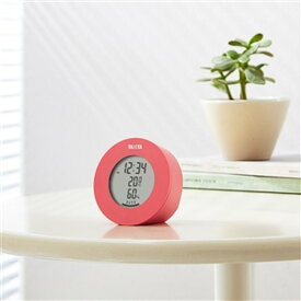 温湿度計 デジタル 温度計 湿度計 タニタ 置き マグネット式 インテリアサーモ ピンク