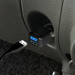 DC[d ԍڗp USBdϊ 2|[gDC-2.4A-USB }[d  microUSBP[u