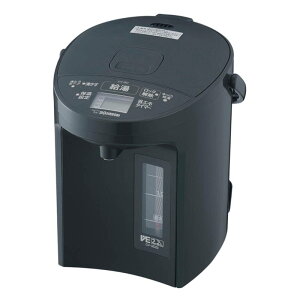 【10/中旬発売予定 予約受付中】電気ポット 2.2L 象印 VE電気まほうびん 保温 湯沸かし 蒸気セーブ コードレス電動給湯 CV-GD22-BM ソフトブラック