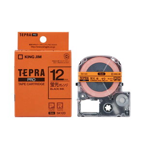 �e�v�� �e�[�v�J�[�g���b�W ���� �L���O�W�� TEPRA PRO �v�� �u���F �J���[���x�� SK12D ��12mm �u���I�����Wx�������y���[���� ���������z