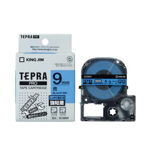 �e�v�� �e�[�v�J�[�g���b�W ���� �L���O�W�� TEPRA PRO �v�� ���S�����x�� SC9BW ��9mm ��x�������y���[���� ���������z