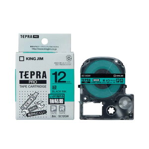 �e�v�� �e�[�v�J�[�g���b�W ���� �L���O�W�� TEPRA PRO �v�� ���S�����x�� SC12GW ��12mm ��x�������y���[���� ���������z