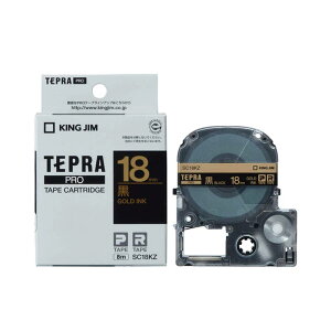 �e�v�� �e�[�v�J�[�g���b�W ���� �L���O�W�� TEPRA PRO �v�� �p�X�e�� �J���[���x�� SC18KZ ��18mm ��x�������y���[���� ���������z