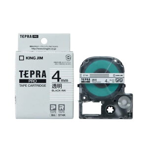 �e�v�� �e�[�v�J�[�g���b�W ���� �L���O�W�� TEPRA PRO �v�� �������x�� ST4K ��4mm ����x�������y���[���� ���������z