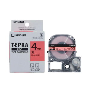 �e�v�� �e�[�v�J�[�g���b�W ���� �L���O�W�� TEPRA PRO �v�� �p�X�e�� �J���[���x�� SC4R ��4mm ��x�������y���[���� ���������z