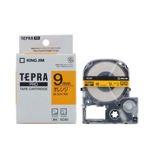 �e�v�� �e�[�v�J�[�g���b�W ���� �L���O�W�� TEPRA PRO �v�� �p�X�e�� �J���[���x�� SC9D ��9mm �I�����Wx�������y���[���� ���������z