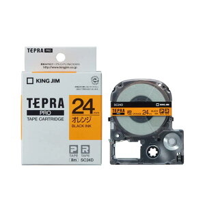 �e�v�� �e�[�v�J�[�g���b�W ���� �L���O�W�� TEPRA PRO �v�� �p�X�e�� �J���[���x�� SC24D ��24mm �I�����Wx�������y���[���� ���������z
