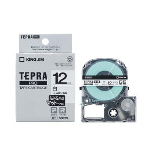 �e�v�� �e�[�v�J�[�g���b�W ���� �L���O�W�� TEPRA PRO �v�� SB12S ��12mm �}�b�g���x�� ��x�������y���[���� ���������z