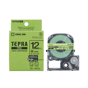 �e�v�� �e�[�v�J�[�g���b�W ���� �L���O�W�� TEPRA PRO �v�� SB12G ��12mm �}�b�g���x�� ��(��t�F)x�������y���[���� ���������z