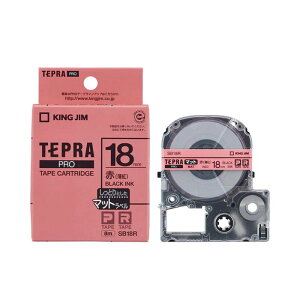 �e�v�� �e�[�v�J�[�g���b�W ���� �L���O�W�� TEPRA PRO �v�� SB18R ��18mm �}�b�g���x�� ��(���g)x�������y���[���� ���������z