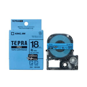 �e�v�� �e�[�v�J�[�g���b�W ���� �L���O�W�� TEPRA PRO �v�� SB18B ��18mm �}�b�g���x�� ��(��F)x�������y���[���� ���������z