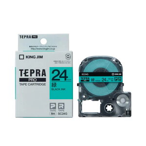 �e�v�� �e�[�v�J�[�g���b�W ���� �L���O�W�� TEPRA PRO �v�� �p�X�e�� �J���[���x�� SC24G ��24mm ��x�������y���[���� ���������z