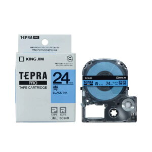 �e�v�� �e�[�v�J�[�g���b�W ���� �L���O�W�� TEPRA PRO �v�� �p�X�e�� �J���[���x�� SC24B ��24mm ��x�������y���[���� ���������z