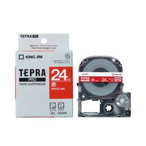 �e�v�� �e�[�v�J�[�g���b�W ���� �L���O�W�� TEPRA PRO �v�� �r�r�b�h �J���[���x�� SD24R ��24mm ��x�������y���[���� ���������z