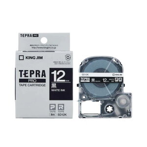 �e�v�� �e�[�v�J�[�g���b�W ���� �L���O�W�� TEPRA PRO �v�� �r�r�b�h �J���[���x�� SD12K ��12mm ��x�������y���[���� ���������z