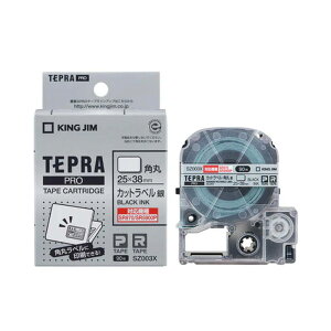 �e�v�� �e�[�v�J�[�g���b�W ���� �L���O�W�� TEPRA PRO �v�� �J�b�g���x�� SZ003X �p��25x38mm 90���y���[���� ���������z