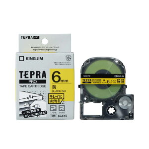 �e�v�� �e�[�v�J�[�g���b�W ���� �L���O�W�� TEPRA PRO �v�� �L���C�ɂ͂����郉�x�� SC6YE ��6mm ��x�������y���[���� ���������z