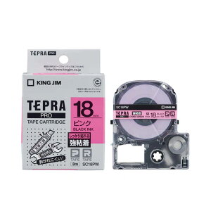 �e�v�� �e�[�v�J�[�g���b�W ���� �L���O�W�� TEPRA PRO �v�� ���S�����x�� SC18PW ��18mm �s���Nx�������y���[���� ���������z