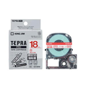 �e�v�� �e�[�v�J�[�g���b�W ���� �L���O�W�� TEPRA PRO �v�� ���S�����x�� SS18RW ��18mm ��x�ԕ����y���[���� ���������z