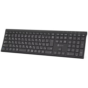 ���C�����X�L�[�{�[�h �e���L�[�t�� �[�d�� ���� Bluetooth�ڑ� �p���^�O���t�� iClever IC-BK23 �u���b�N