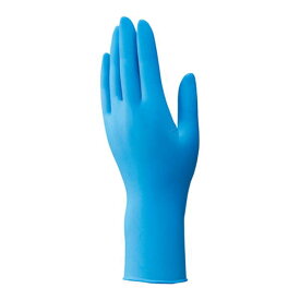 ゴム手袋 使い捨て ニトリルゴム 極薄手 ニトリル極うす手袋 粉なし ブルー Mサイズ 100枚 食品衛生法適合