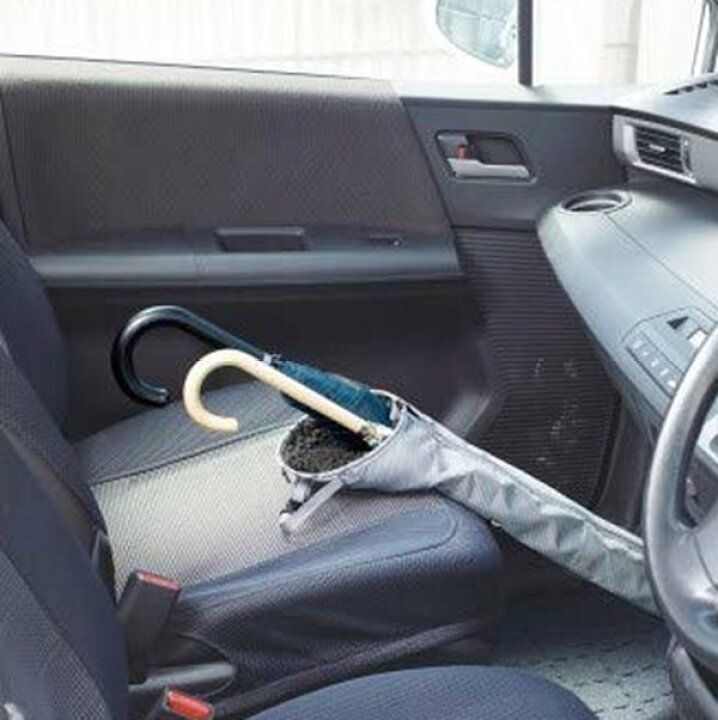 楽天市場 車載用傘ホルダー 傘入れ 傘立て アンブレラケース 車内用 車用 長傘2本用 抗菌防臭 畳める Kanaemina