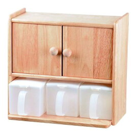 キッチン収納棚 木製 キッチンラック 調味料棚 幅31cm 天然木 フレア キッチンキャビネット