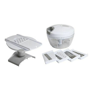 みじん切りチョッパー 下ごしらえ 調理器具セット Simplice チョッパー&おろし・スライサー・千切りセット