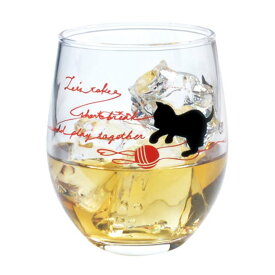 グラス コップ タンブラー ガラス 猫 ねこ ネコ レッド おしゃれ かわいい 日本製