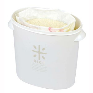 ���C�X�X�g�b�J�[ �Ăт� �ğC 5kg�p �܂��� ���[ �ۊ� RICE ���đ܂̂܂܃X�g�b�N5kg�p �z���C�g �y�ʃJ�b�v�t