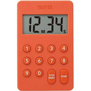 �^�C�}�[ �L�b�`���^�C�}�[ �^�j�^ TANITA �f�W�^���^�C�}�[100���v TD-415 �I�����W 10�L�[ �X�g���b�v���t���y���[���� ���������z